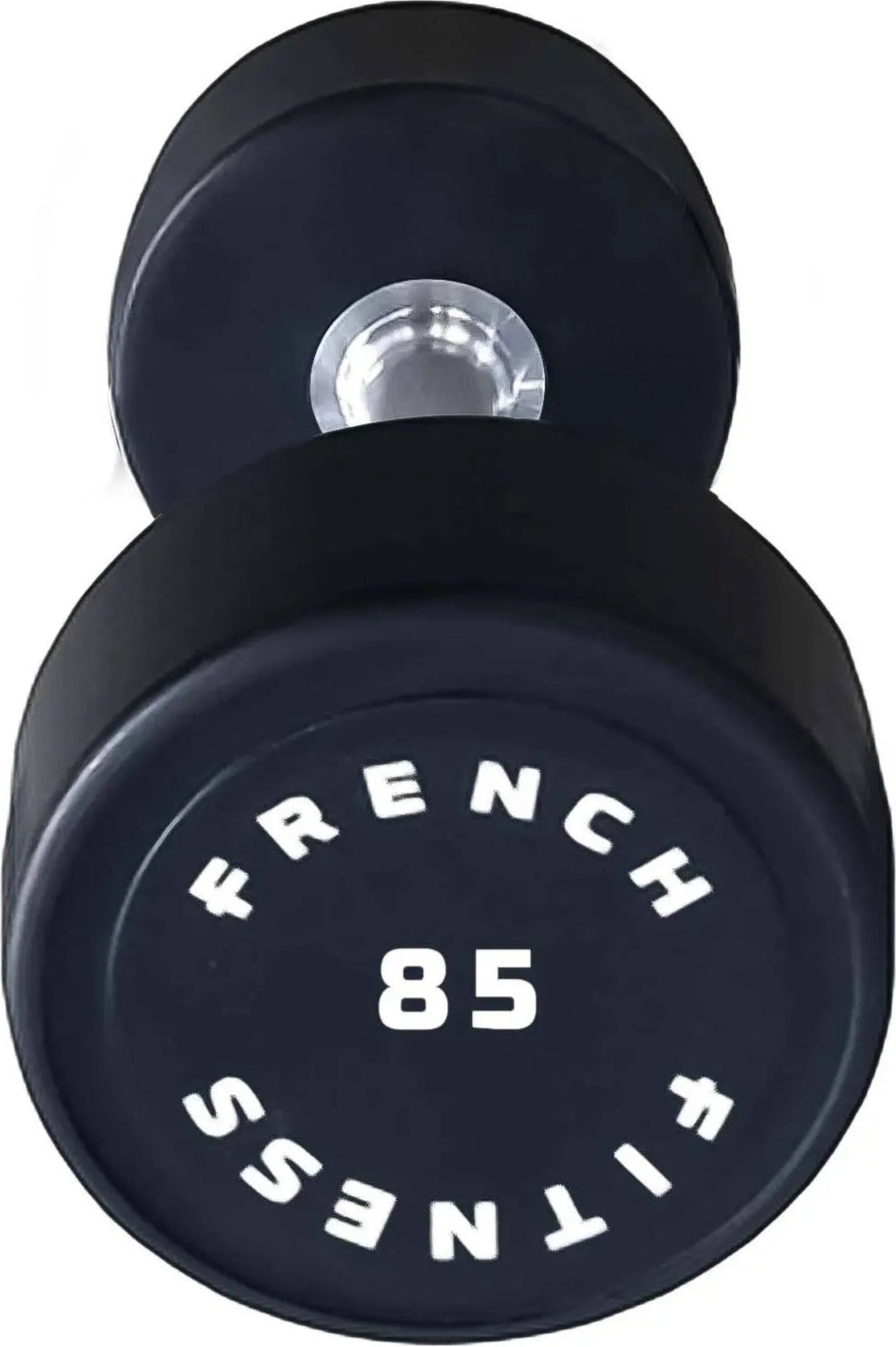 French Fitness Urethane Round Pro Style Dumbbell 85 lbs - Single (New)