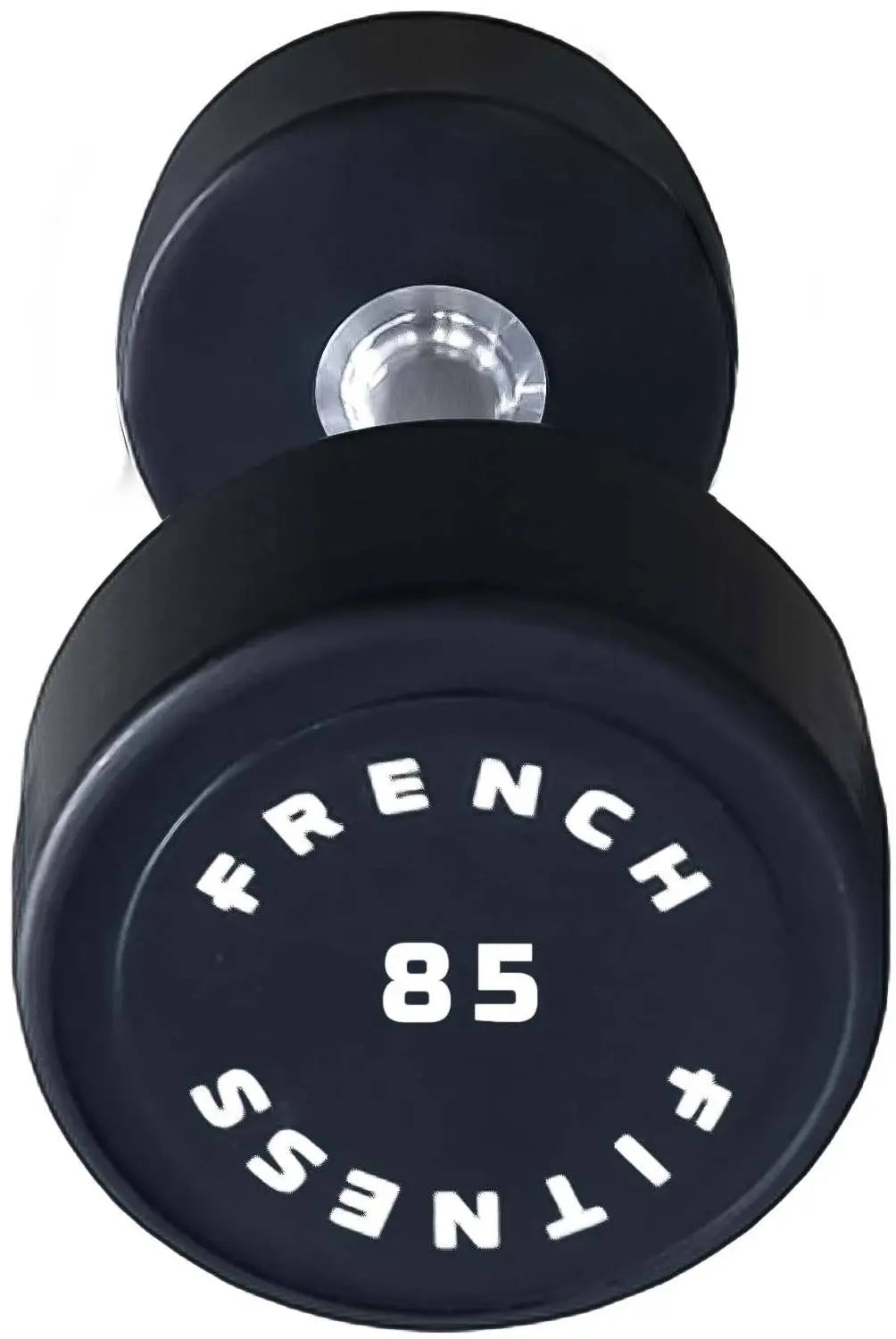 French Fitness Urethane Round Pro Style Dumbbell 85 lbs - Single (New)