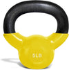 French Fitness Vinyl Kettlebell Set 5-60 lbs (New)