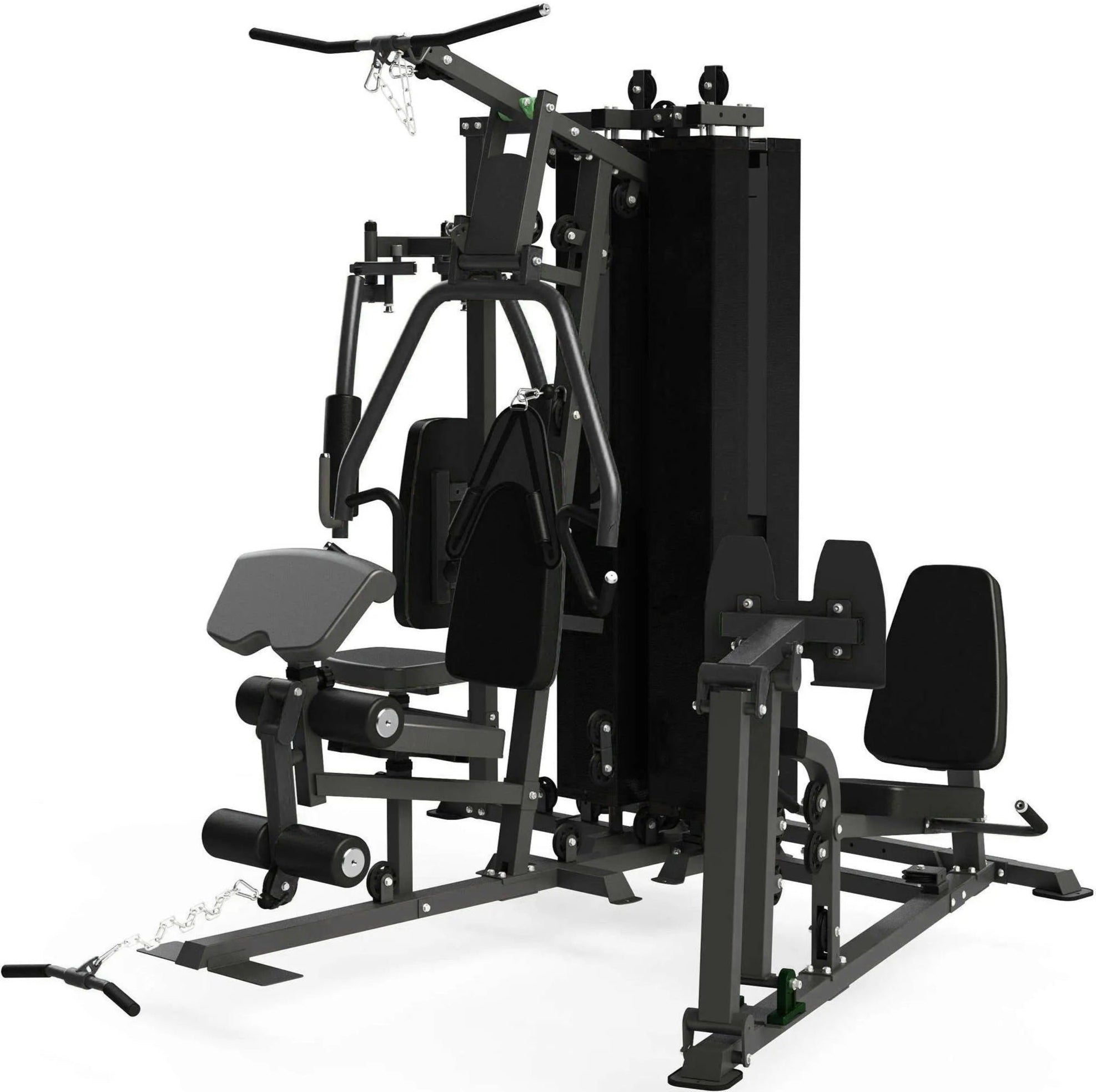 French Fitness X8 XL Multi Station Gym System - Black (New)