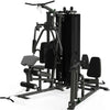 French Fitness X8 XL Multi Station Gym System - Black (New)