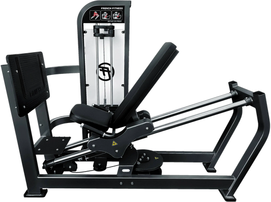 French Fitness FFB Black Seated Leg Press Sled / Calf Raise (New)