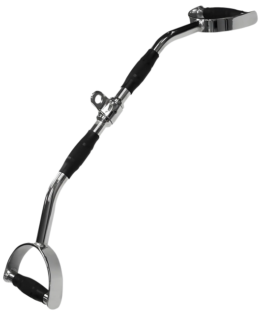 French Fitness 34" Rubber Grip Pro-Style Lat Bar (New)