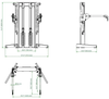 French Fitness Venice Dual Cable Crossover Functional Trainer (New)