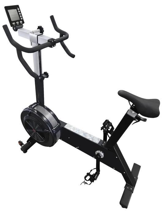 French Fitness FF-ABM40 Air Bike Machine w/Air Resistance (New)