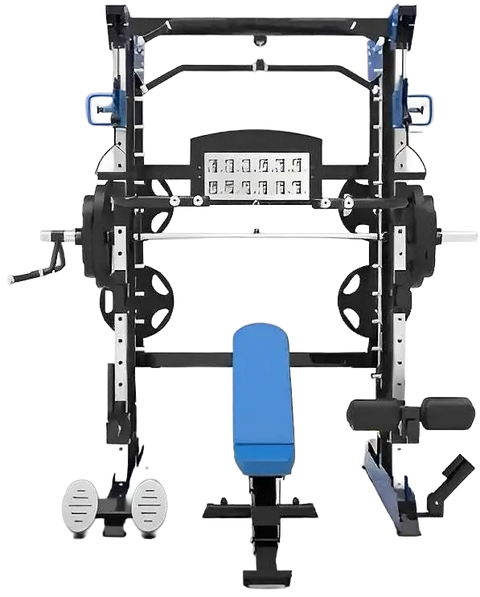 French Fitness FSR70 Dual Cable Smith & Half Rack System (New)