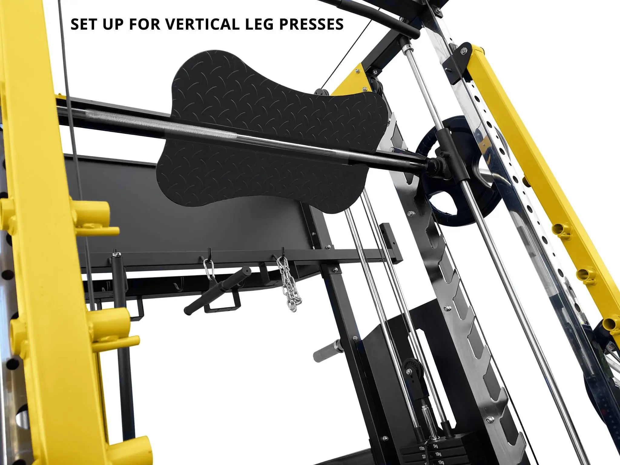 French Fitness FSR90 Functional Trainer Smith & Squat Rack Machine (New)