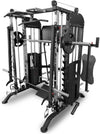 French Fitness FSR90 Functional Trainer Smith & Squat Rack Machine (New)