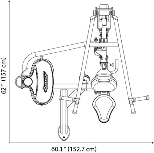 Hoist HD-3300 Chest / Shoulder Press (Remanufactured)