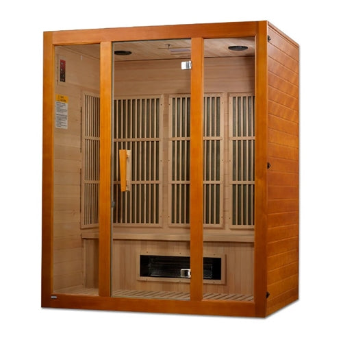 GoldenDesigns MX-J306-02S Maxxus "Alpine" Dual Techology Low EMF FAR IR Sauna (New)