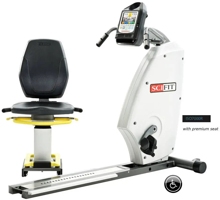 SciFit ISO7000R Bi-Directional Recumbent Bike w/Premium Seat (Remanufactured)