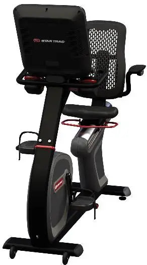 Star Trac 8 Series Recumbent Bike w/16" Embedded Display - Black (New)