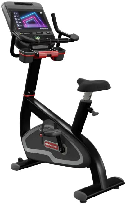 Star Trac 8 Series Upright Bike w/16" Embedded Display - Black (New)