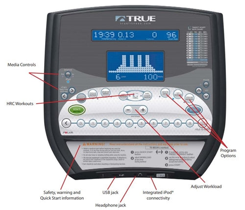 True Fitness LC900 Recumbent Bike (Remanufactured)