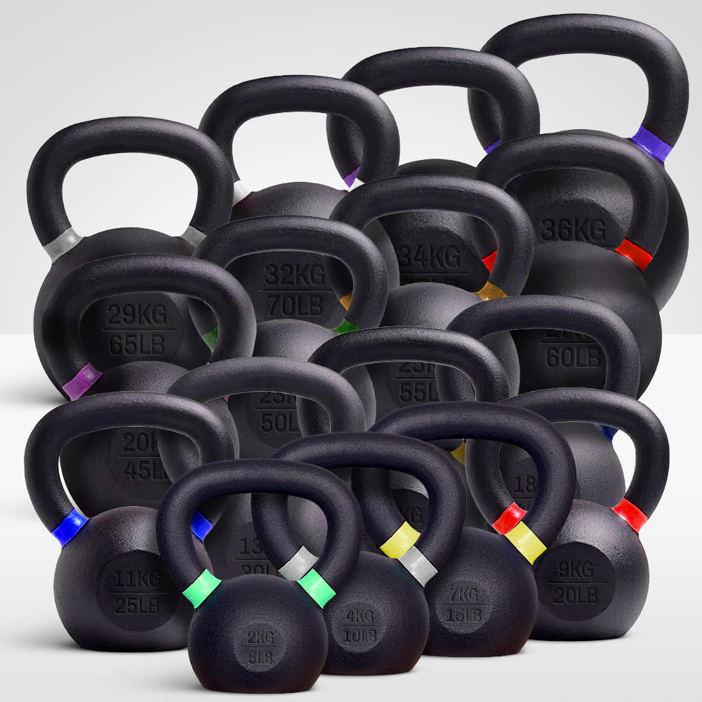 Explosieven Klooster korting French Fitness Cast Iron Kettlebell Set 5-80 lbs | Fitness Superstore