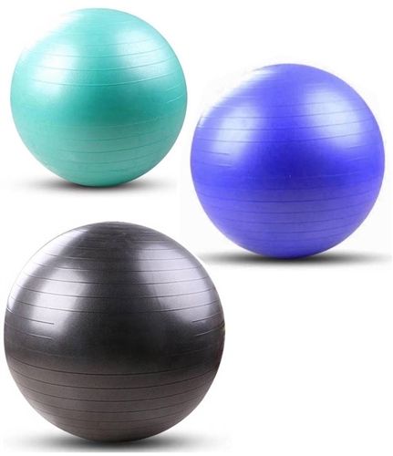 French Fitness Anti Burst Stability Exercise Ball Set of (55 to 75 cm) | Fitness Superstore