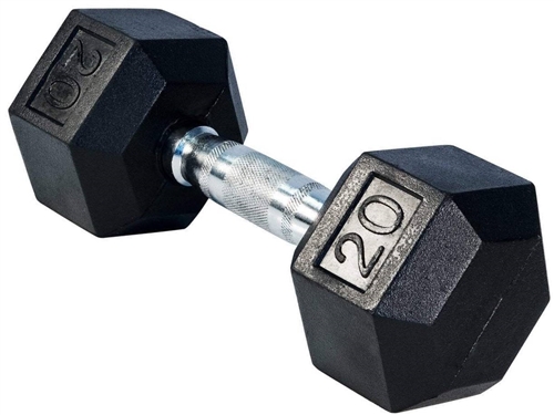 Brand new hotsell pair of 20lbs hex dumbbells